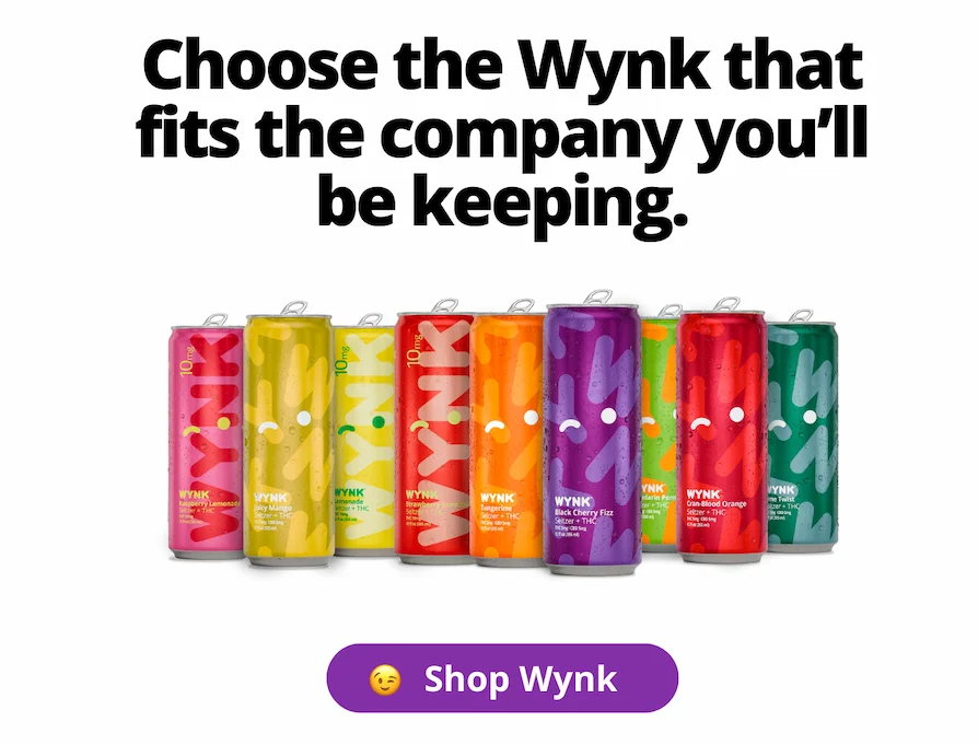 Choose the Wynk that fits the company you'll be keeping. (Shop Wynk)