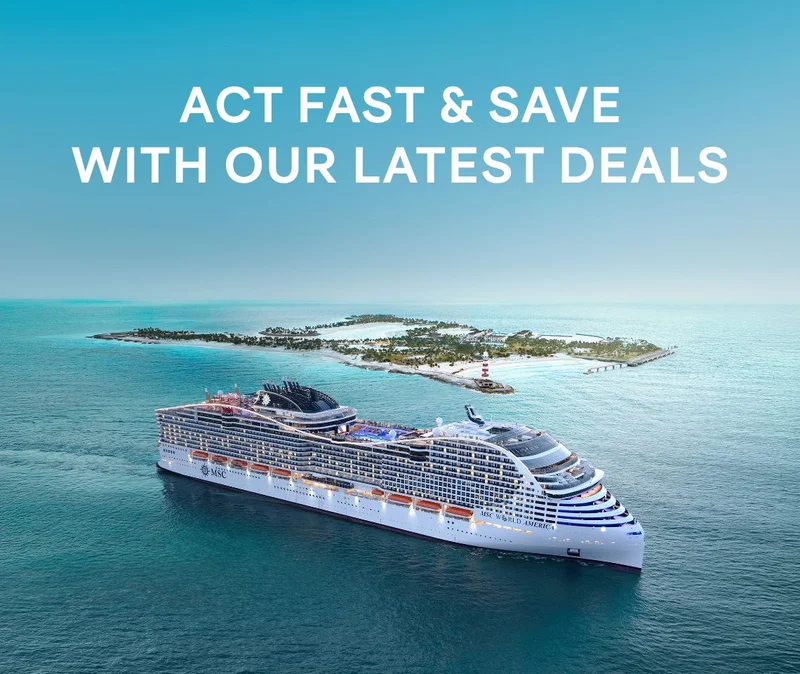 Act Fast & Save With Our Latest Deals – Click to View Cruises & Book Now