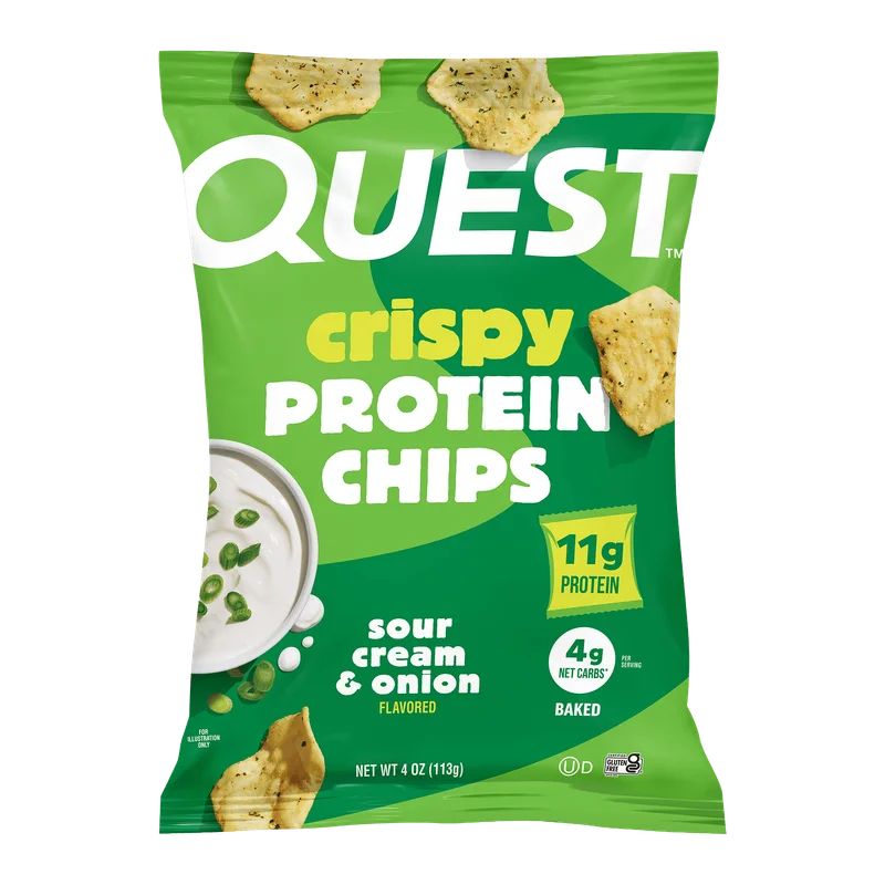 Image of Sour Cream & Onion Crispy Style Protein Chips
