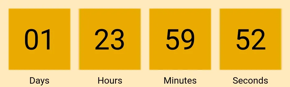 Timer from emailcountdowntimer.com