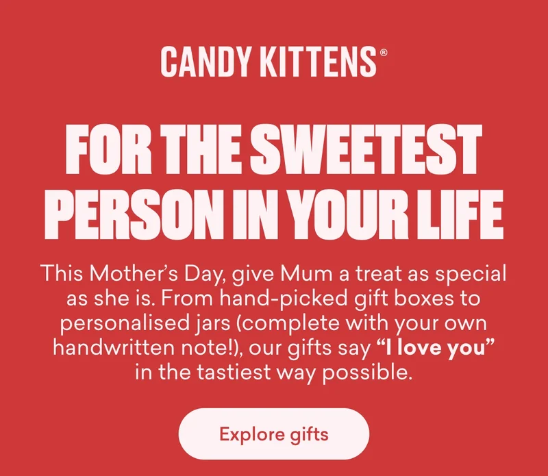 This Mother’s Day, give Mum a treat as special as she is. From hand-picked gift boxes to personalised jars (complete with your own handwritten note!), our gifts say “I love you” in the tastiest way possible.