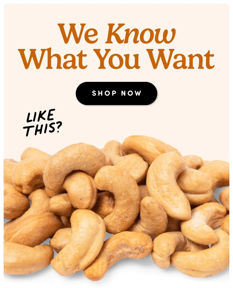 We Know What You Want; Shop Now