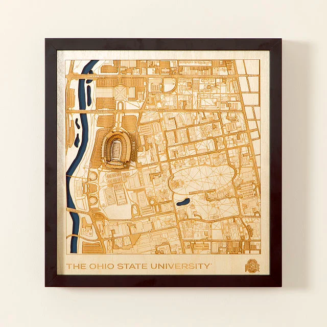 College Town Wall Sculpture