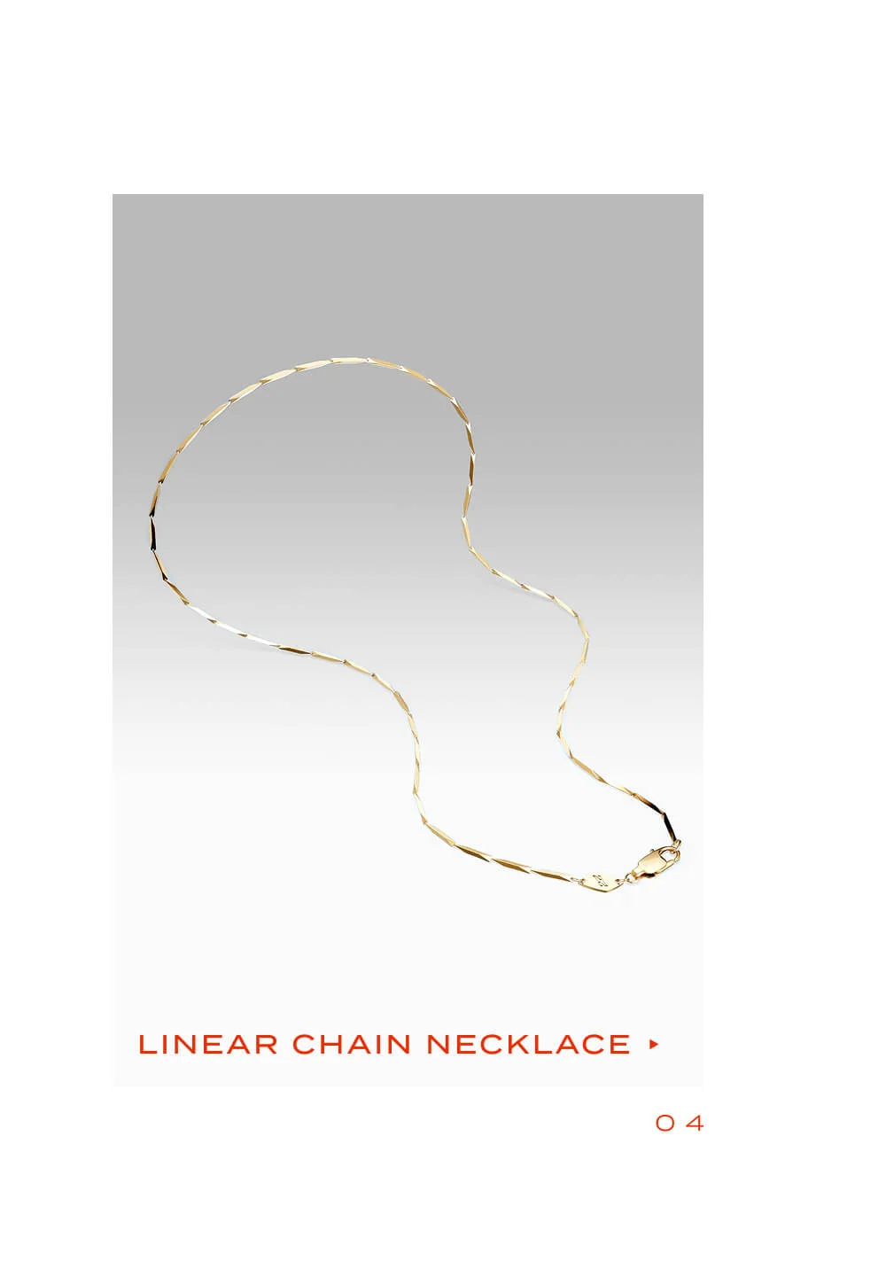 Linear Chain Necklace