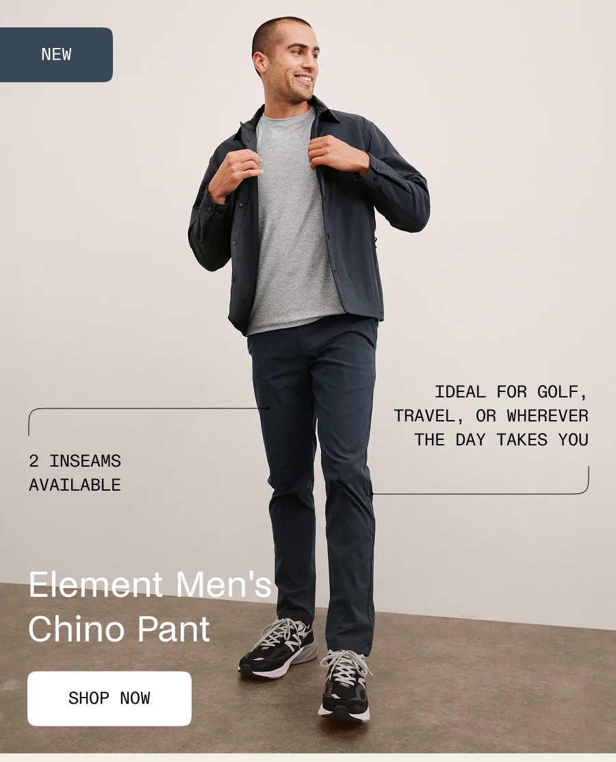 Essential Men's Chino Trouser in Nocturnal Navy