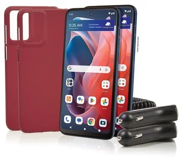 Tracfone Moto G Play 24' 2-Pack with 1500 Talk/Text/Data