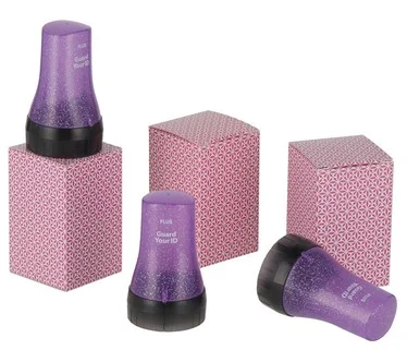 Guard Your ID Set of 3 Advanced Wide Glitter Rollers w/ Gift Boxes