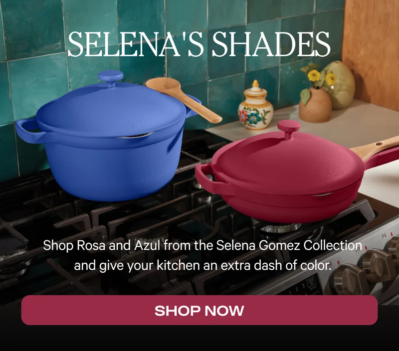 Selena's Shades - Shop Rosa and Azul from the Selena Gomez Collection ad give your kitchen an extra dash of color. - Shop Now