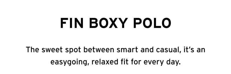 FIN BOXY POLO