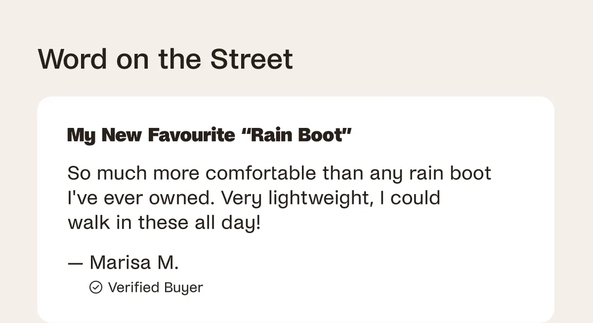 Word on the Street. GIF of five star reviews for Vessis.