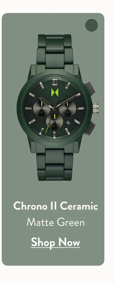 Chrono II Matte Green