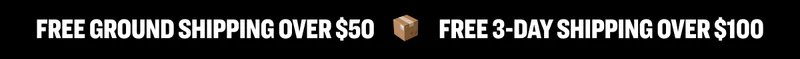 Free Ground Shipping Over $50 | Free 3-Day Shipping Over $100