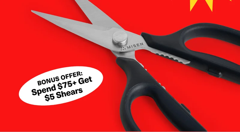 $5 shears | Plus 25% off sitewide