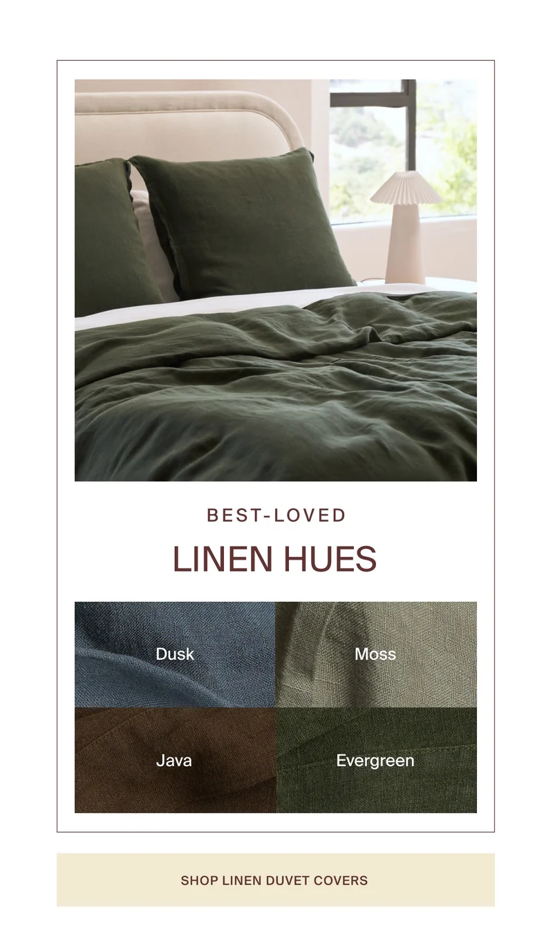 Save on Linen Duvet Covers