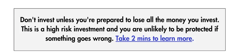 Risk Warning