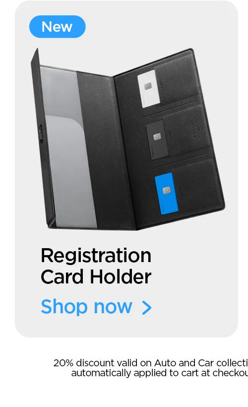 Shop Registration Card Holder for Tesla