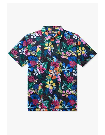 Performance Polo: The Deep Floral