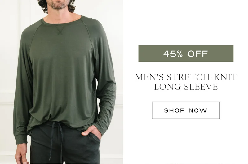 Shop The Men's Stretch-Knit Long Sleeve