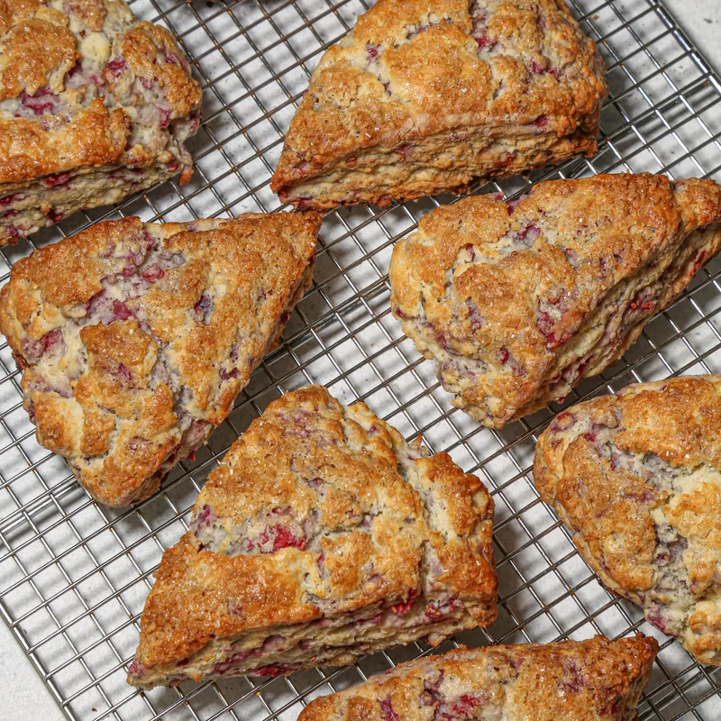 Vegan Raspberry Scones