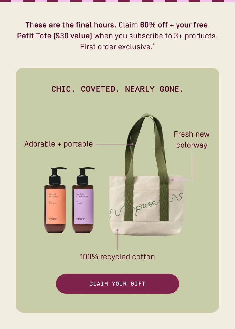 Chic, Coveted, Nearly Gone.