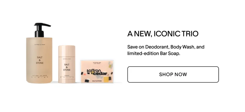 SHOP THE NEW SAFFRON ESSENTIALS SET