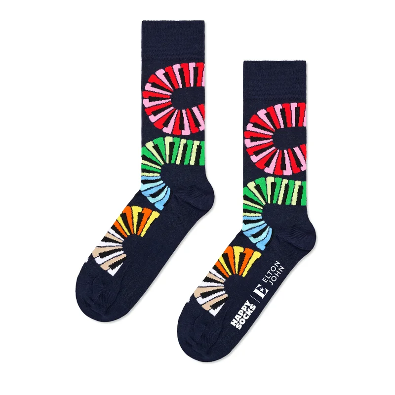 Elton John Piano Notes Sock
