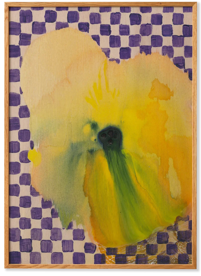 Flower with Checks 02