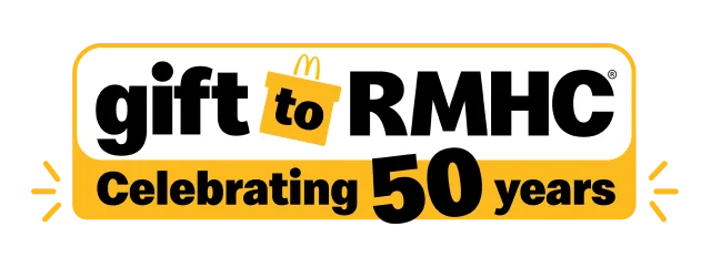 Celebrating 50 years of Ronald McDonald House Charities.