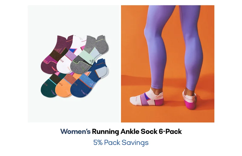 Women's Running Ankle Sock 6-Pack 5% Pack Savings