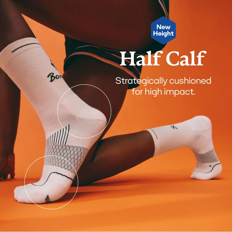 Half Calf | Strategically cushioned for high impact.