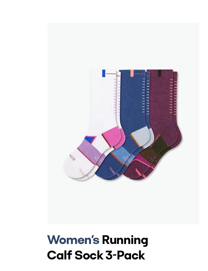 Women's Running Calf Sock 3-Pack