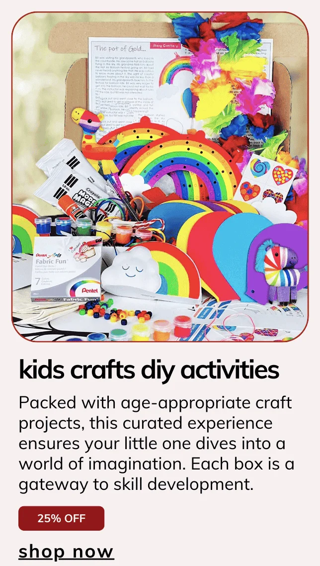 Kids Crafts DIY Activities (Ages 3-9)
