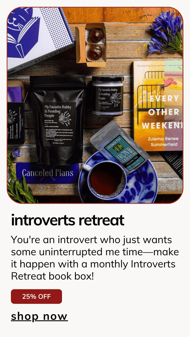 Introverts Retreat Monthly Book Box