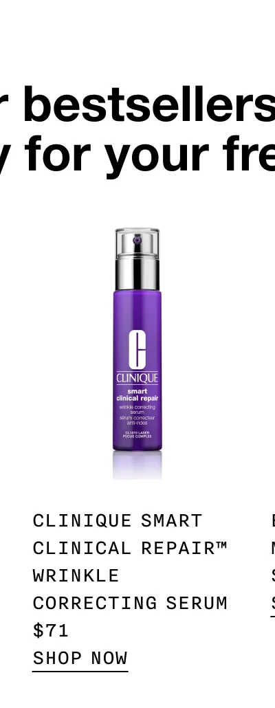 Clinique Smart Clinical Repair™ Wrinkle Correcting Serum $71 SHOP NOW