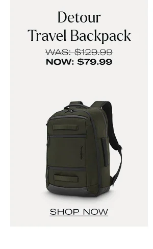 Detour Travel Backpack