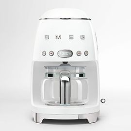 Smeg White Drip Coffee Maker