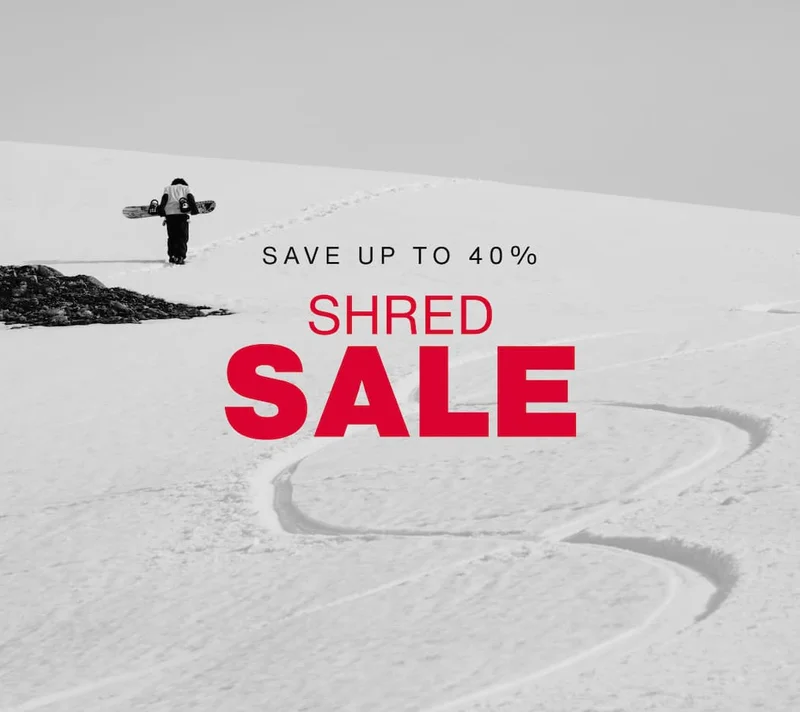 Save up to 40%. Shred Sale.