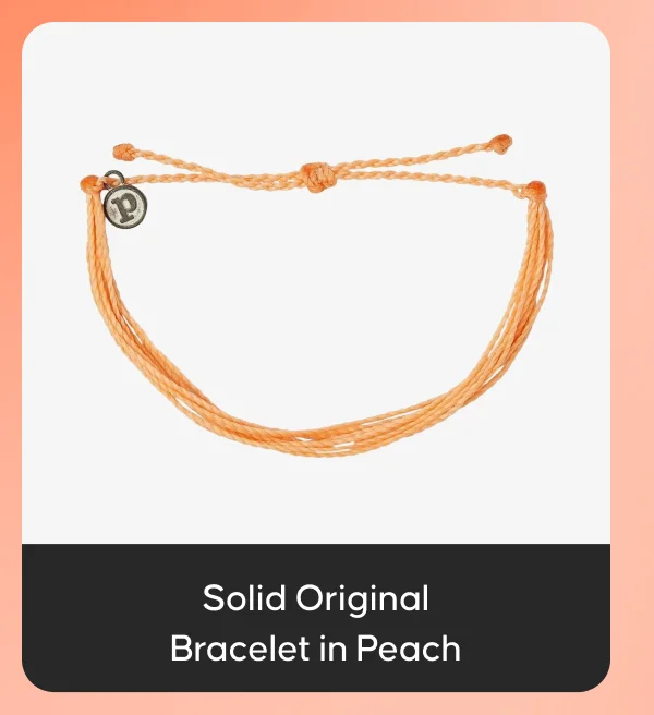Solid Original Bracelet in Peach