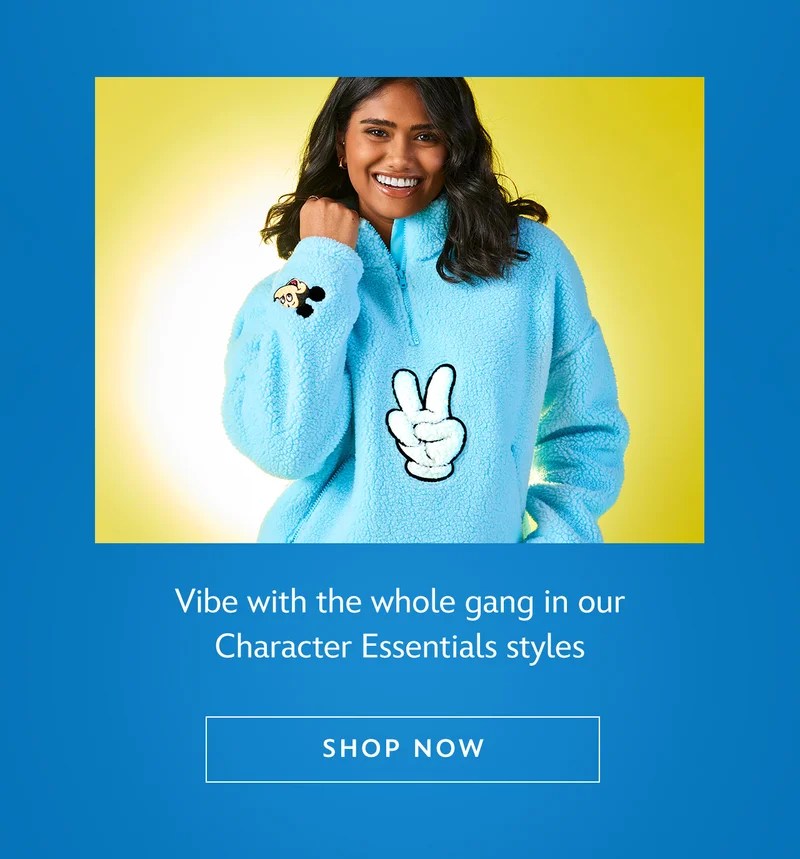 Vibe with the whole gang in our Character Essentials styles | Shop Now