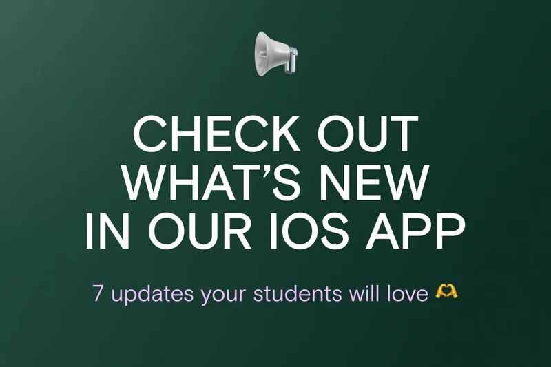 Teachable iOS updates LinkedIn post