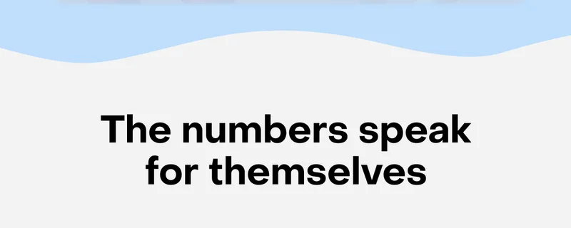 The numbers speak for themselves