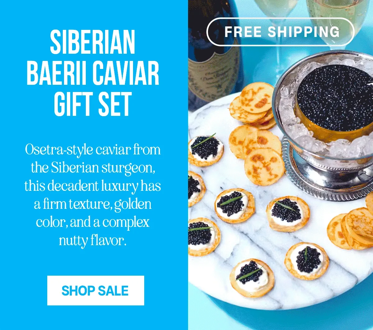 Siberian Baerii Caviar Gift Set Siberian Baerii Caviar Gift Set