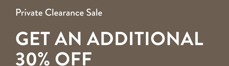 Private Clearance Sale