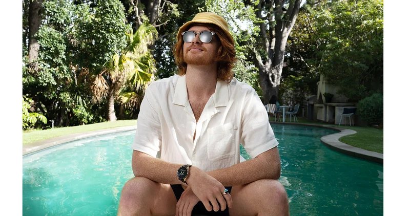 Man wearing CZ Smart watch