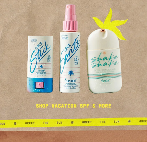 Shop vacation spf and more