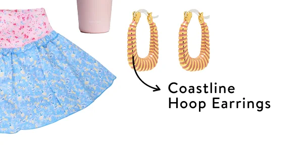 Coastline Hoop Earrings