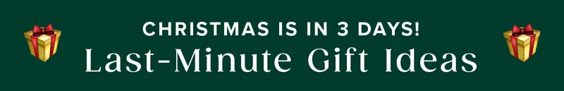 CHRISTMAS IS IN 3 DAYS! Last-Minute Gift Ideas CHRISTMAS IS IN 3 DAYS! Last-Minute Gift Ideas