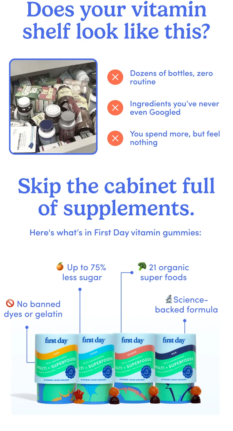 Does your vitamin shelf look like this?