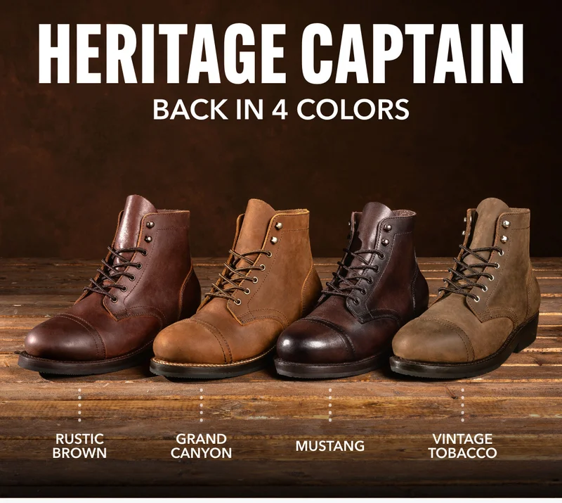 Heritage Captain Back In 4 Colors