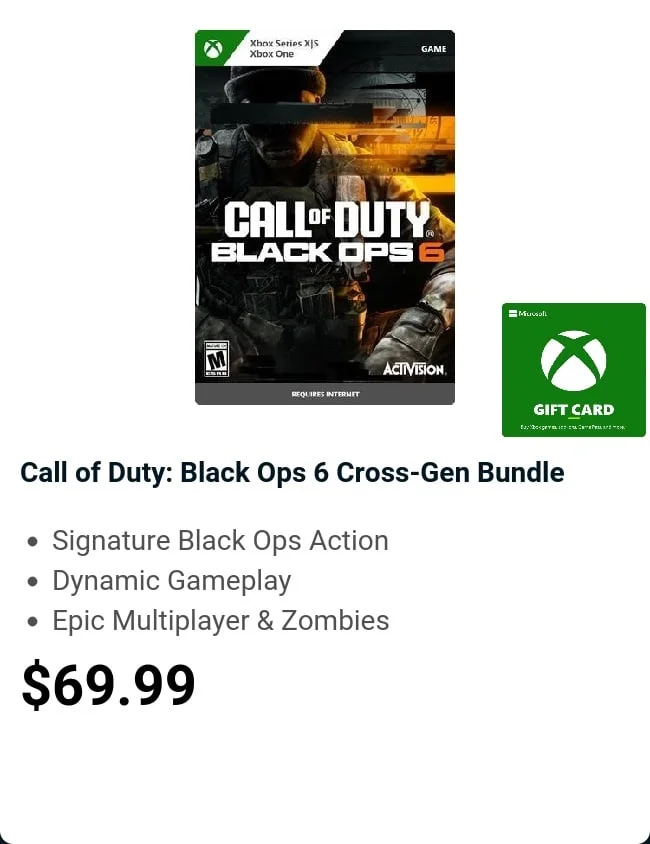 Call of Duty: Black Ops 6 Cross-Gen Bundle